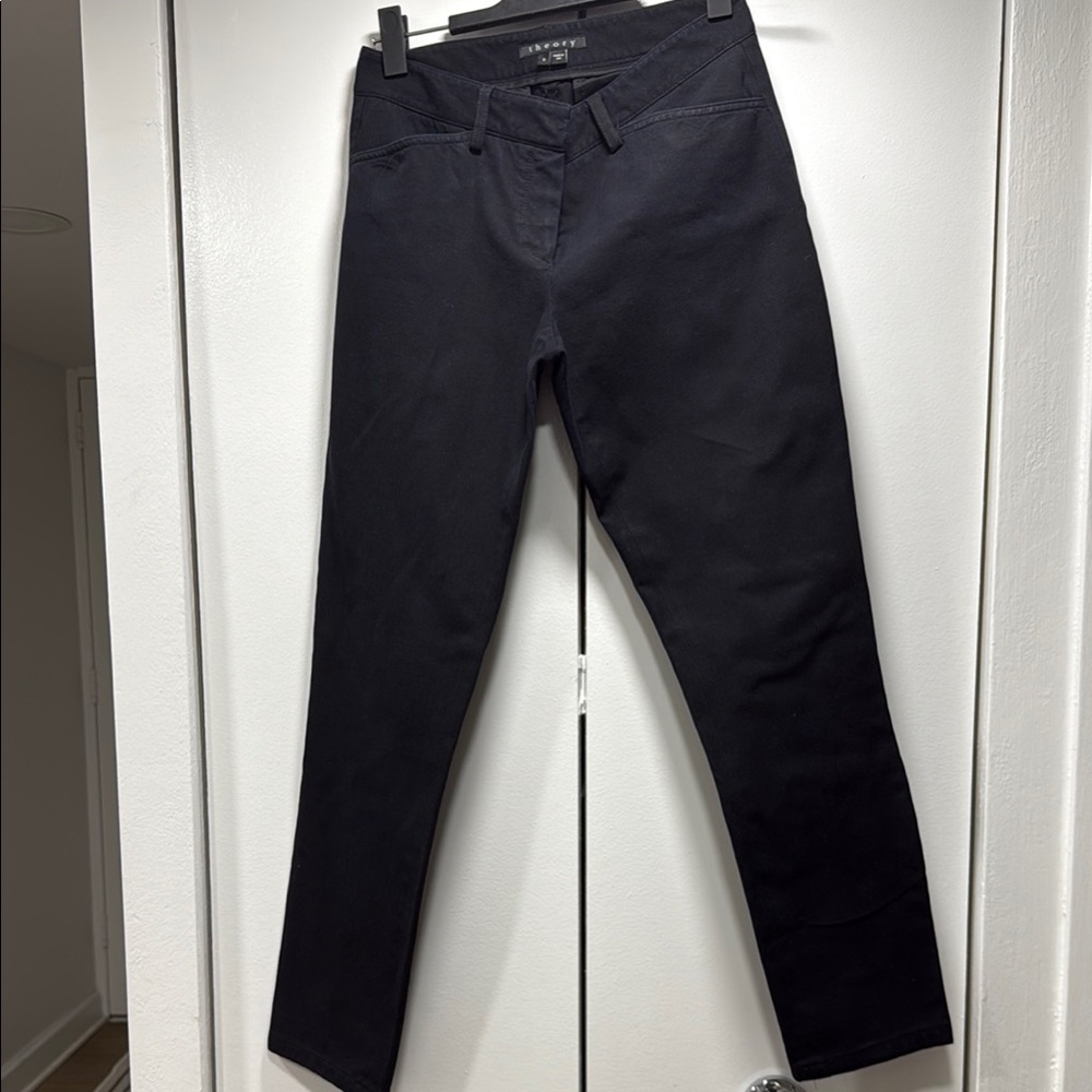 Theory Charcoal Tailored Trousers